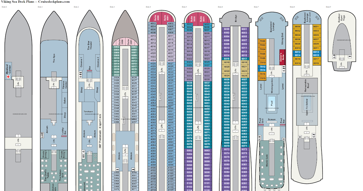 Ovation Of The Seas Deck Plan 6