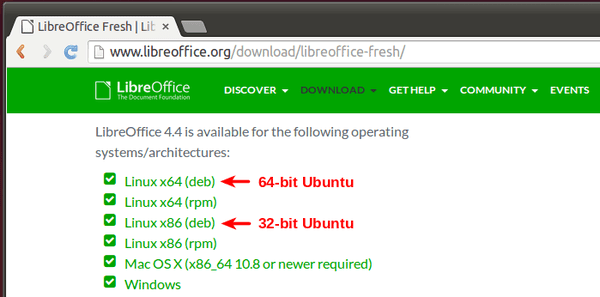 Download LibreOffice