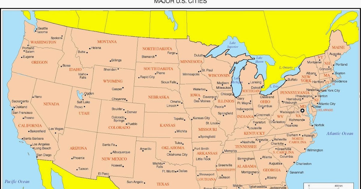 Us States Map Abbreviations