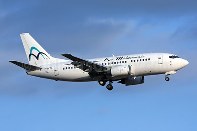 Air Mediterranee Boeing 737-5L9 F-HCOA (msn 28084) PMI (Eurospot). Image: 912296.