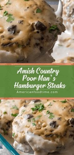 Amish Poor Man's Steak - Amish Country Poor Man's Hamburger Steak - Mrs