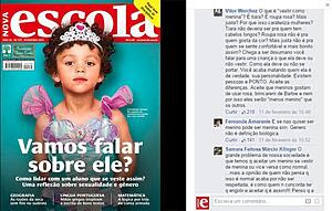Capa de NOVA ESCOLA sobre gênero tem repercussão recorde Capa de NOVA ESCOLA sobre gênero tem repercussão recorde