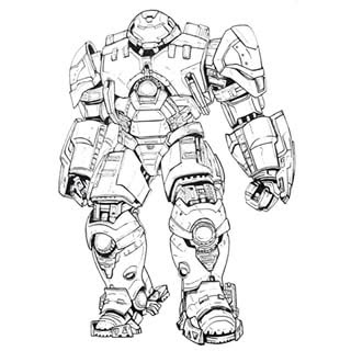 Printable Coloring Pages Hulkbuster : Hulkbuster Drawing | Free ...