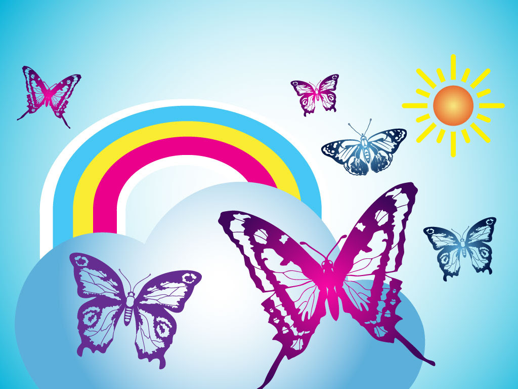 Butterflies Vector Images