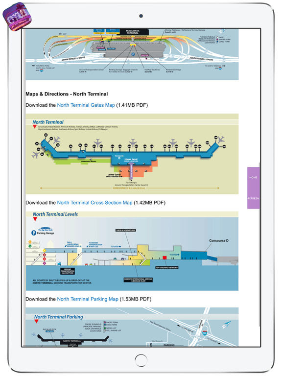 Dtw North Terminal Map Pdf