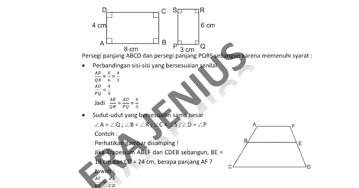 Contoh Soal Bangu Datar Dan Kongruen Kelas 9 Dan Jawabannya - Jawaban Buku