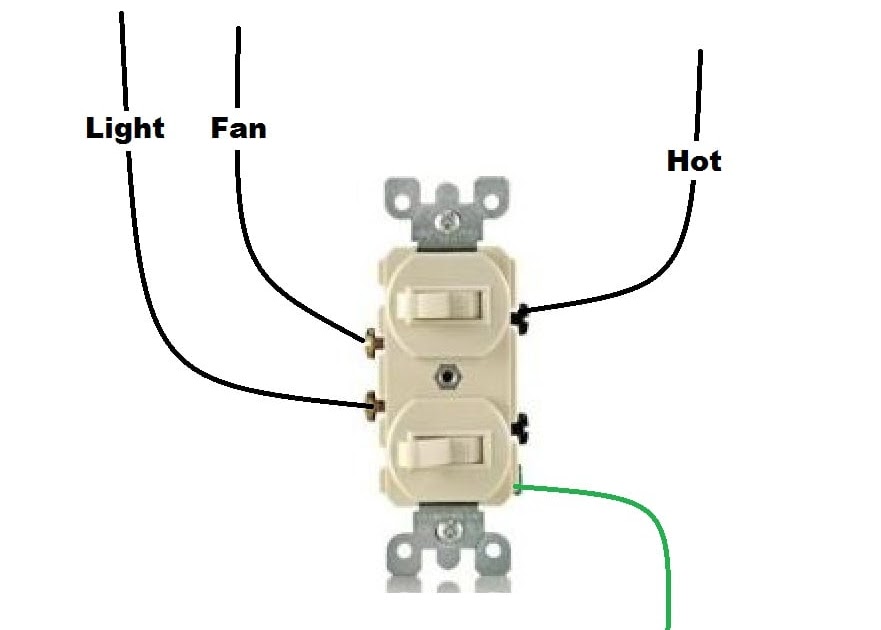 Wiring Diagram For Dual Switch One Light Diagram
