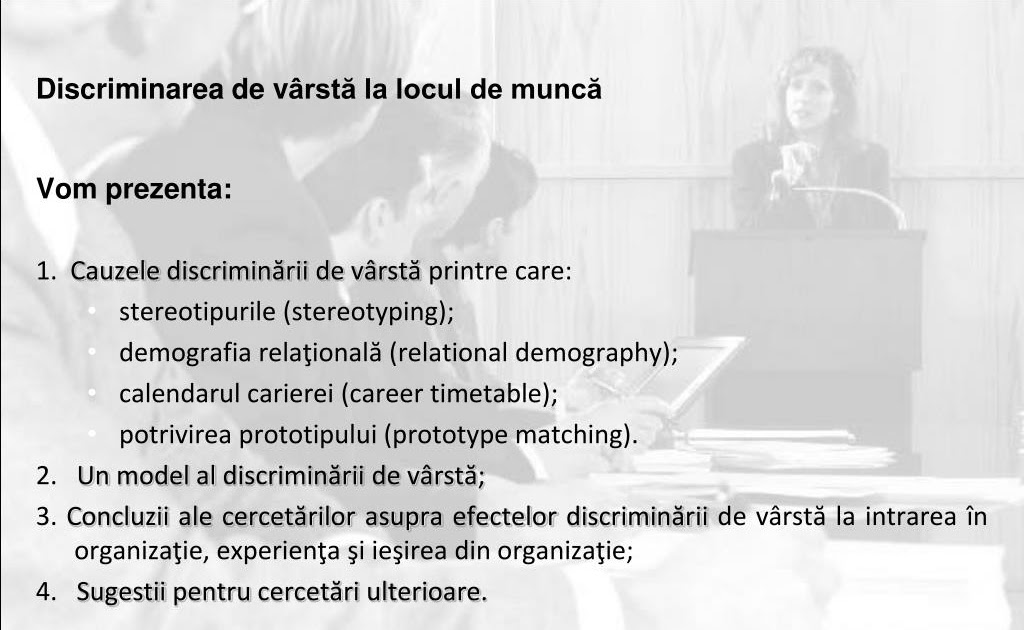 Exemple De Discriminare La Locul De Munca  3