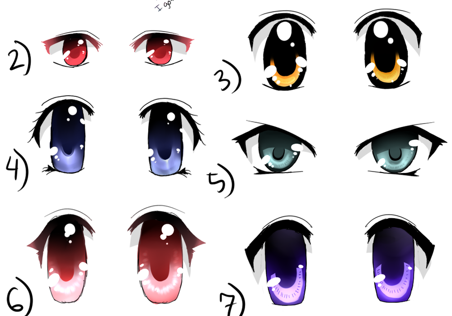 Anime Eyes Bored