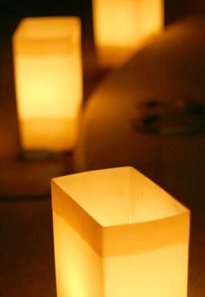 Flickering Paper Bag Luminary Lights Flickering Paper Bag Luminary Lights