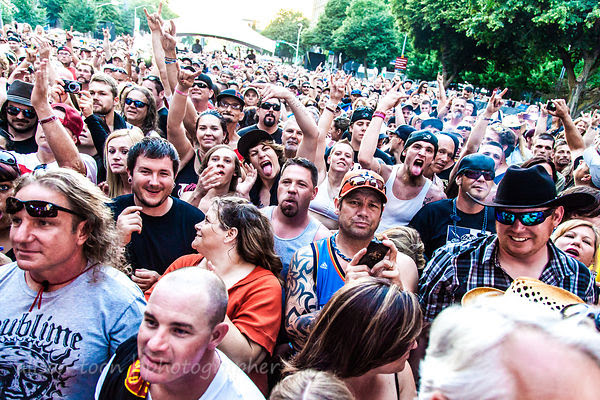 People having fun at SacTown Rocks, 2014