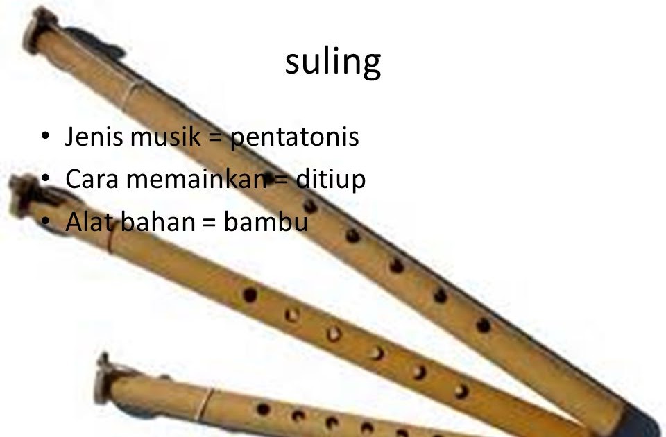 Contoh Alat Musik Pentatonis