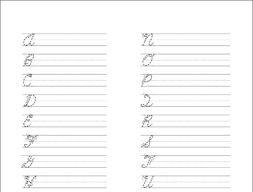 Handwriting Worksheet Pdf : Handwriting lessons for adults pdf : The ...