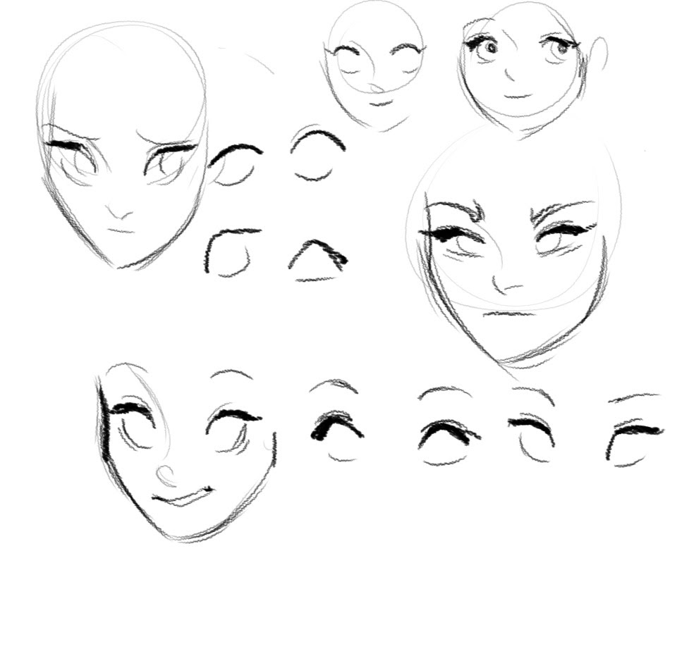 Featured image of post Female Anime Face Reference Mapping the face for anime manga