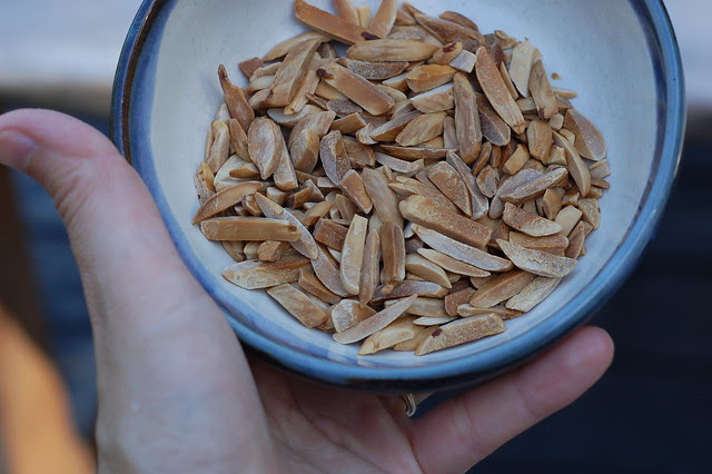 Toasted almonds by Eve Fox, the Garden of Eating blog, copyright 2013