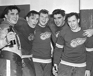 Lumley Red Wings celebrate