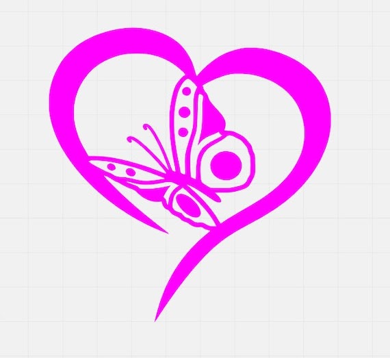 77 Butterfly Heart Svg SVG PNG EPS DXF File - Free Download SVG Cut