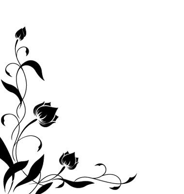 Featured image of post Black And White Simple Flower Design Border / I can see it, with a single line, on a natural colored linen guest hand towel with simple white stitching;