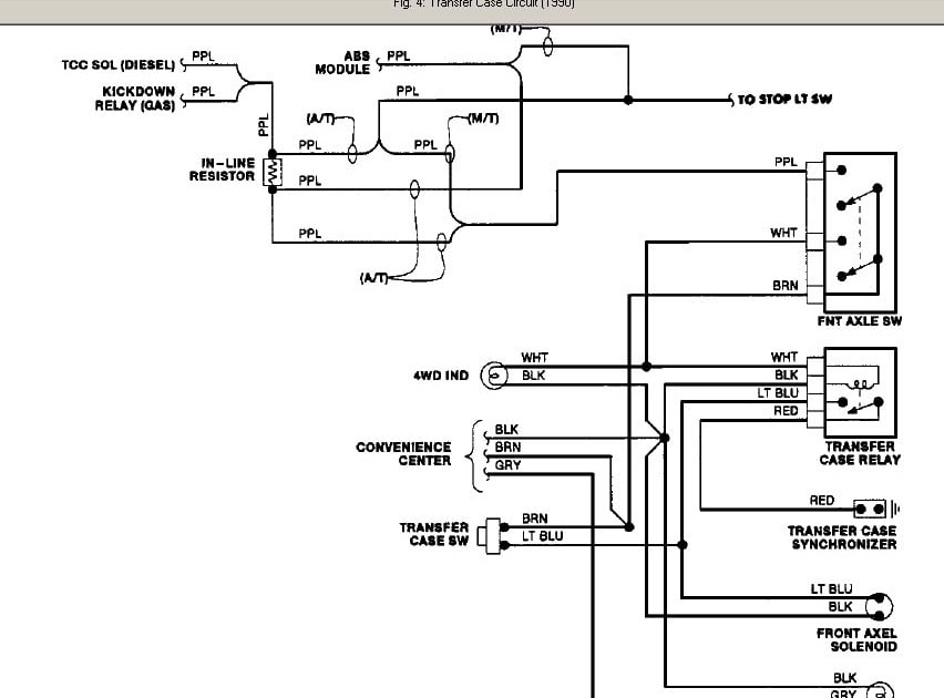 2000 Chevrolet 3/4 Ton Hd Transfer Case Wiring Harness Collection - Wiring Diagram Sample