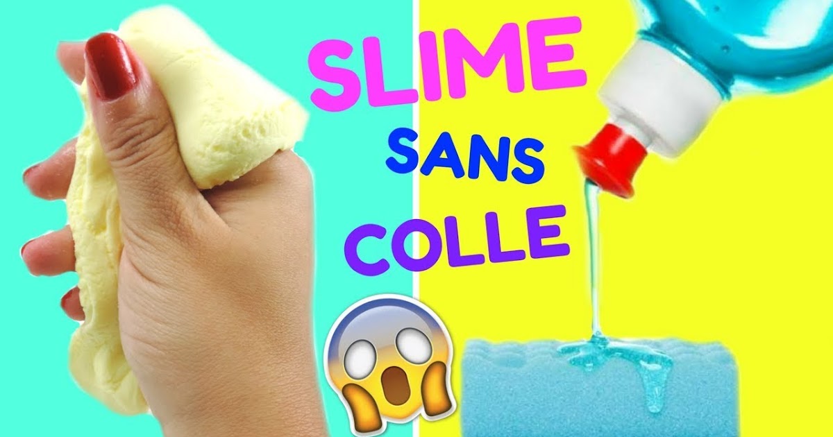 Recette De Slime Sans Colle Qui Marche Recette Slime Facile Sans Colle Ni Borax