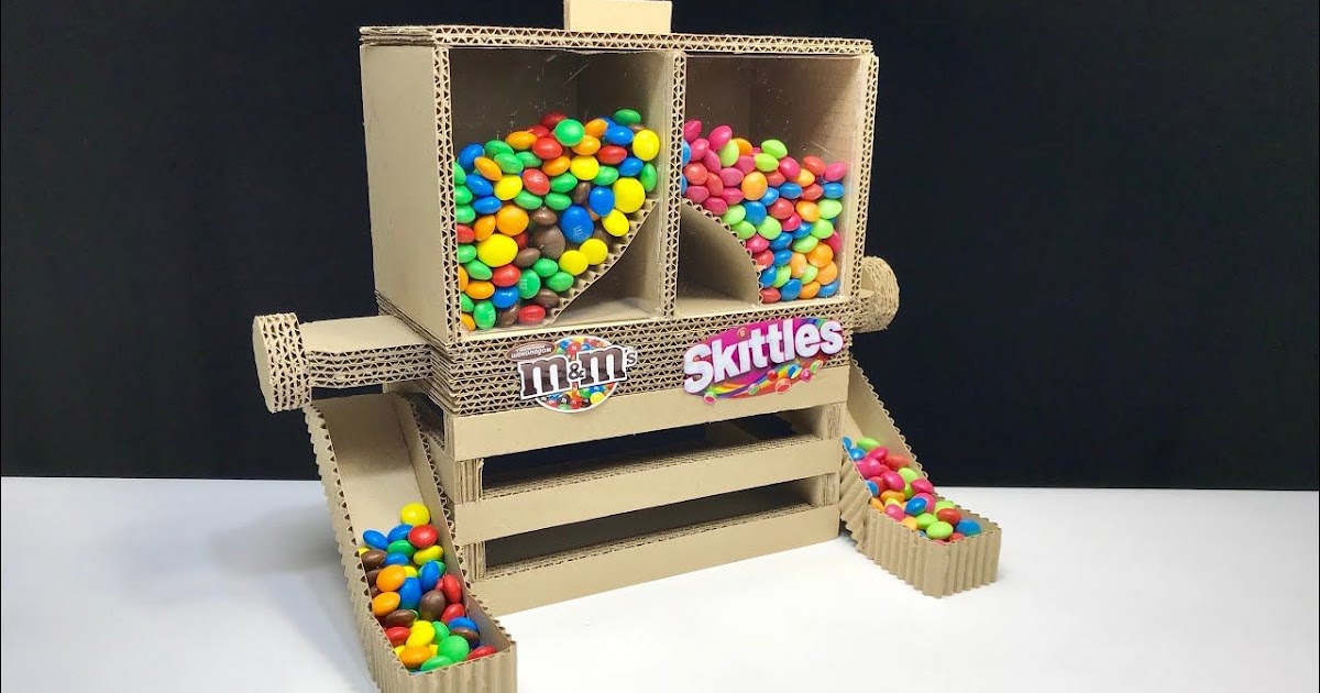 Candy Dispenser Out Of Cardboard