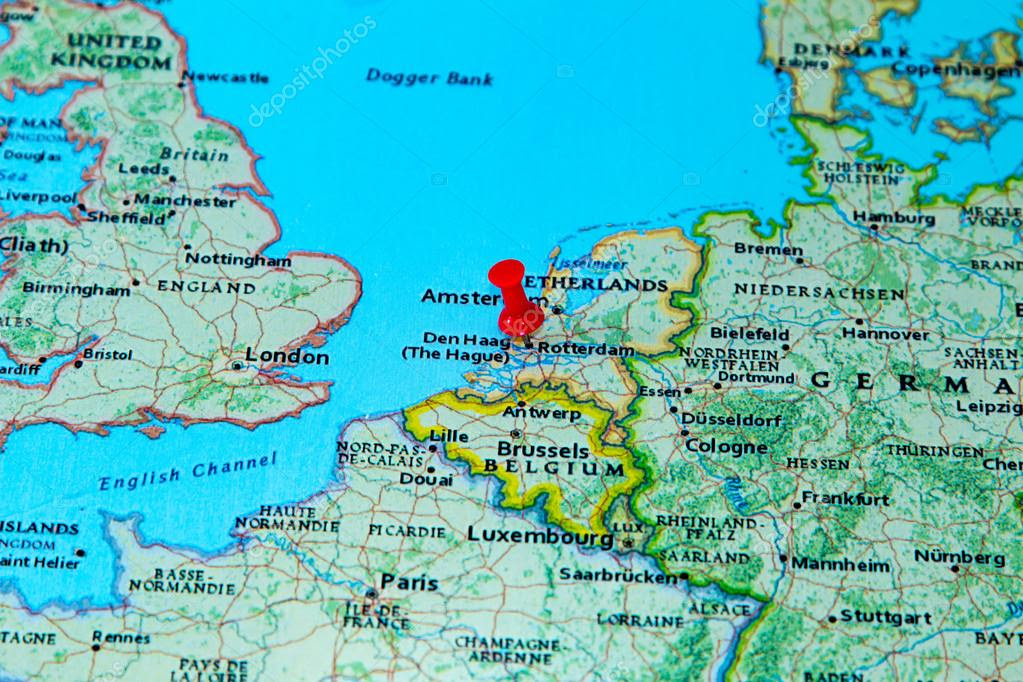 Nederländerna Karta Europa / www.hotel-ami.com - Världskarta » Europa