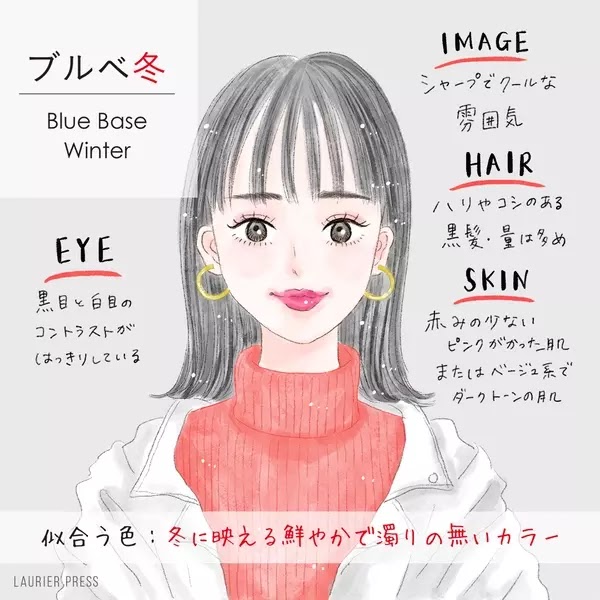 画像 パーソナル カラー 冬 ダーク 188856