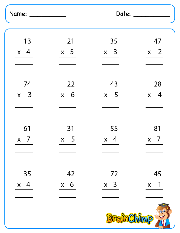 16-math-worksheet-multiplication-2-digit-by-1-digit