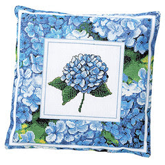 hydrangea pillow