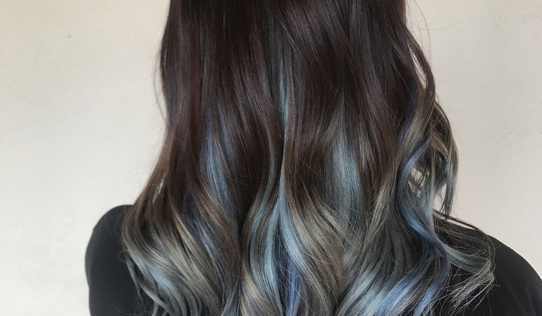 Blue balayage hair for women - wide 11