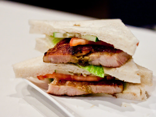 Pork chop sandwiches