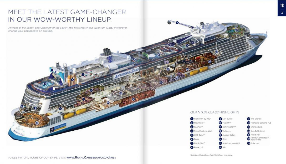 Anthem Of The Seas Deck Plan 12