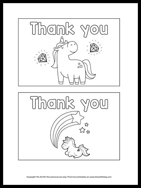 thank you card coloring page printable - free printable thank you cards to color | printable thank you cards to color