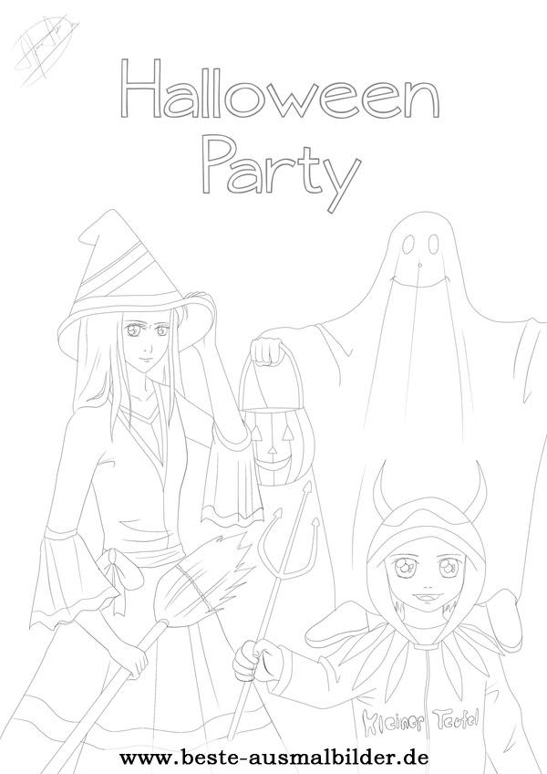 Halloween Malvorlagen Kostenlos Text