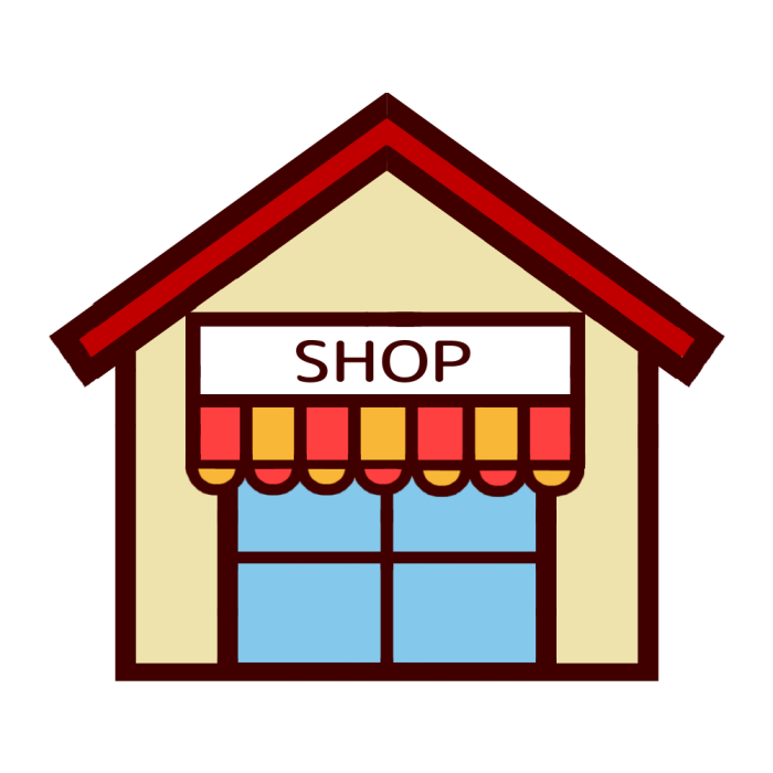 ラブリーフリー素材 お店 イラスト 動物ゾーン