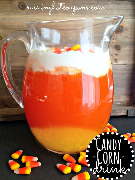 Candy Corn Drink (SO easy and VERY tasty!) .