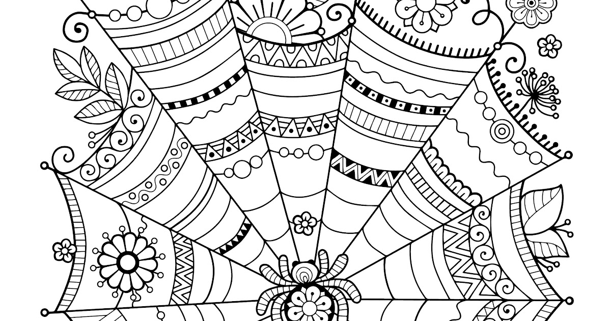 FREE Halloween Coloring Pages for Adults Kids