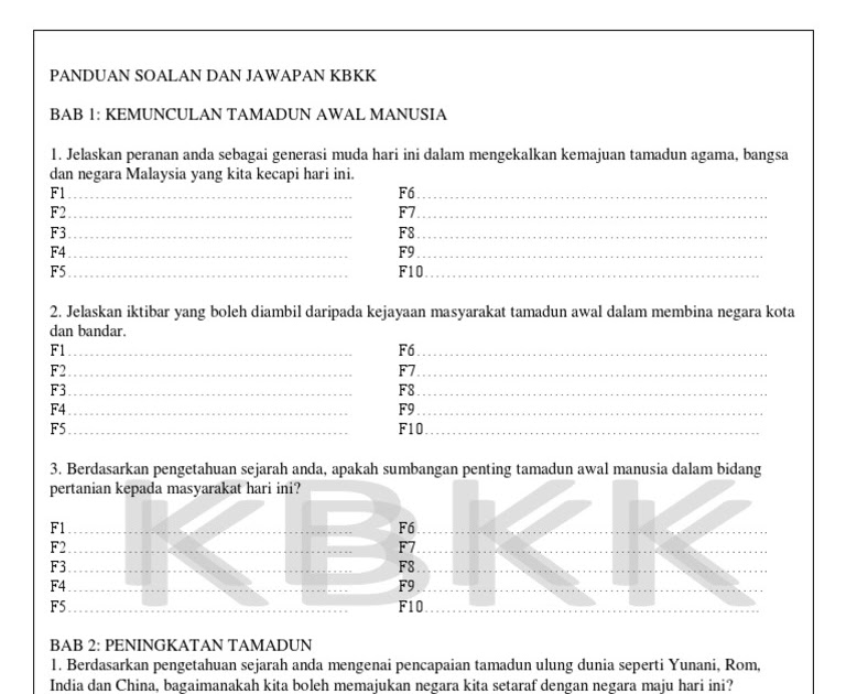 Contoh Soalan Dan Jawapan Kbat Pendidikan Islam Tingkatan 4  New Sample r