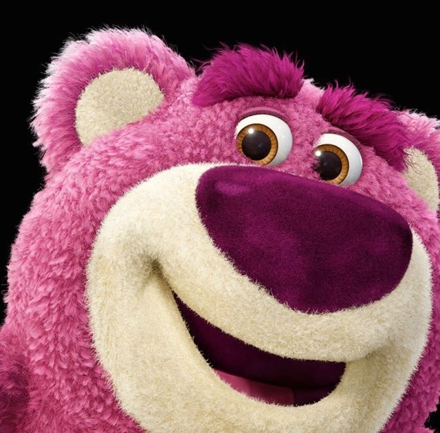 toy story characters pink bear