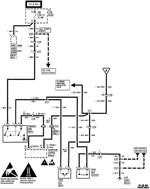 Chevy 1500 4x4 1999 Wiring Diagram - Wiring Diagram