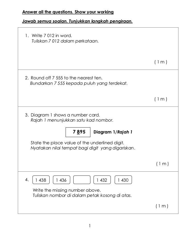 Soalan Matematik Tahun 6 Koordinat - Persoalan p