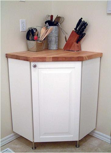 Corner Cabinet + Countertop Hack - IKEA Hackers