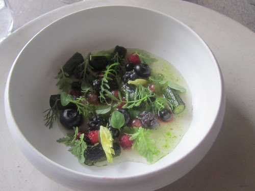Noma - Copenhagen - August 2012 - Wild Berries and Cucumber Salad
