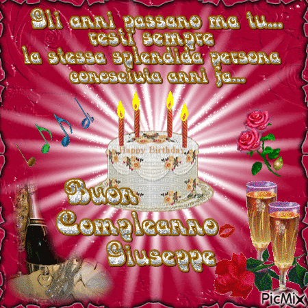 Buon Compleanno Giuseppe Immagini Buono Compelanno Collection Immagini