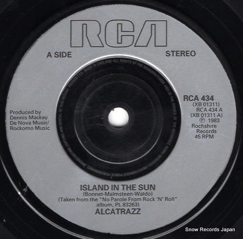 アルカトラス / ALCATRAZZ - island in the sun - RCA434