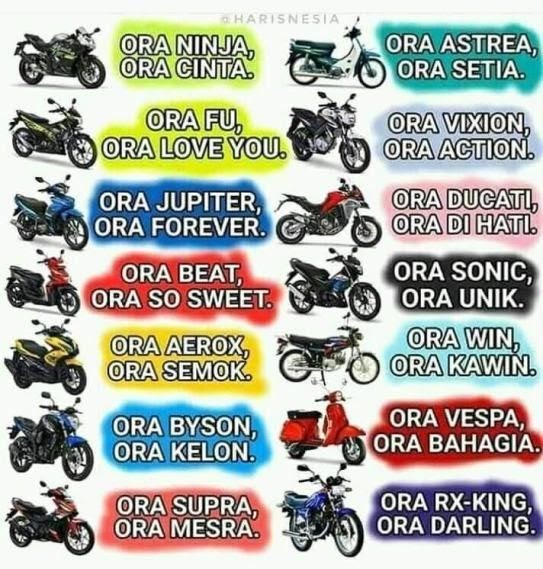 Racing Kata Kata Stiker Motor Keren Katabaku