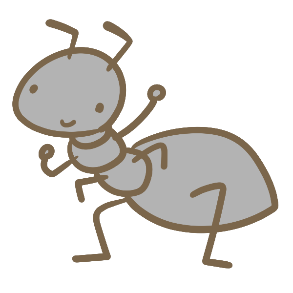 綺麗なアリ の イラスト 最高の動物画像