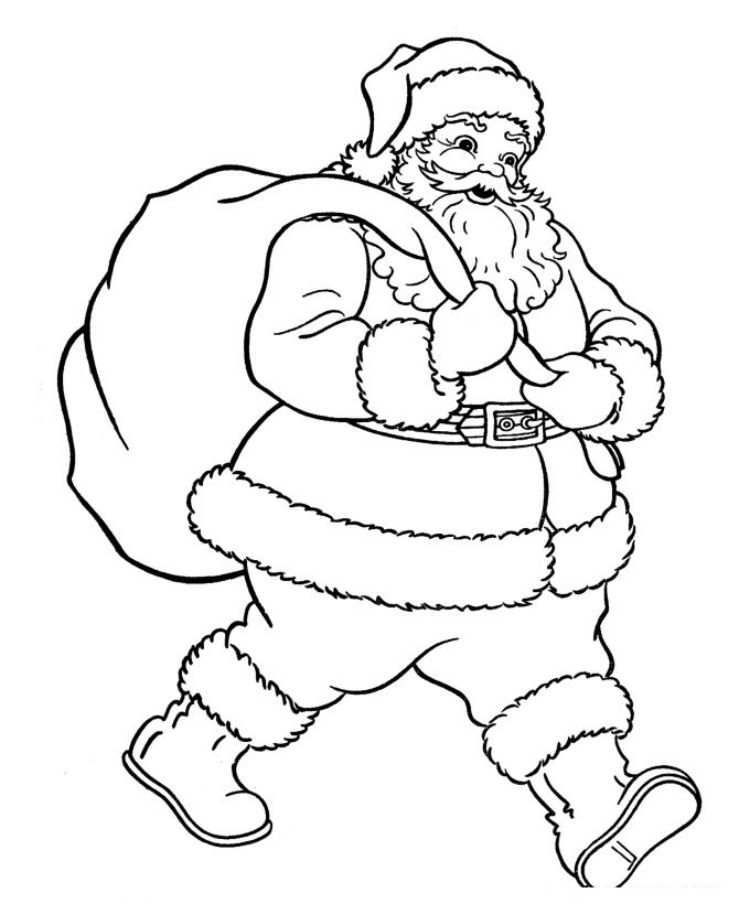 Free Printable Santa Claus Coloring Pages For Kids Free Printable Santa Claus Coloring Pages For Kids