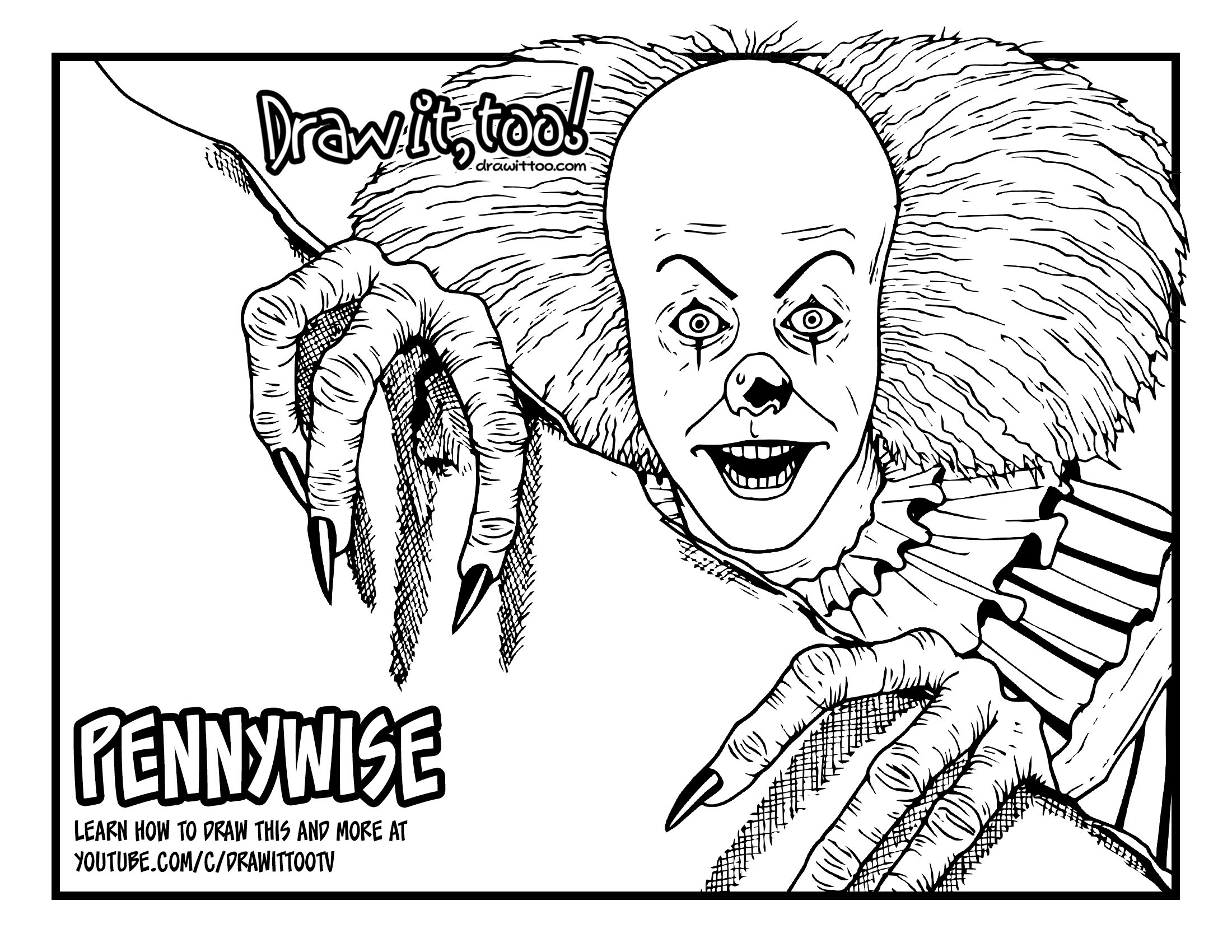 Killer Clown Bilder Zum Ausmalen Malvorlagen