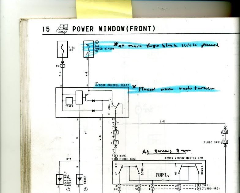 Toyota 4Runner Power Window Wiring Diagram zip Download ~ 531 Mobi Download